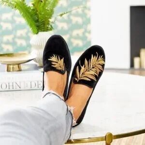 Birdies x Minted The Starling Falling Fern Loafers 9 NIB